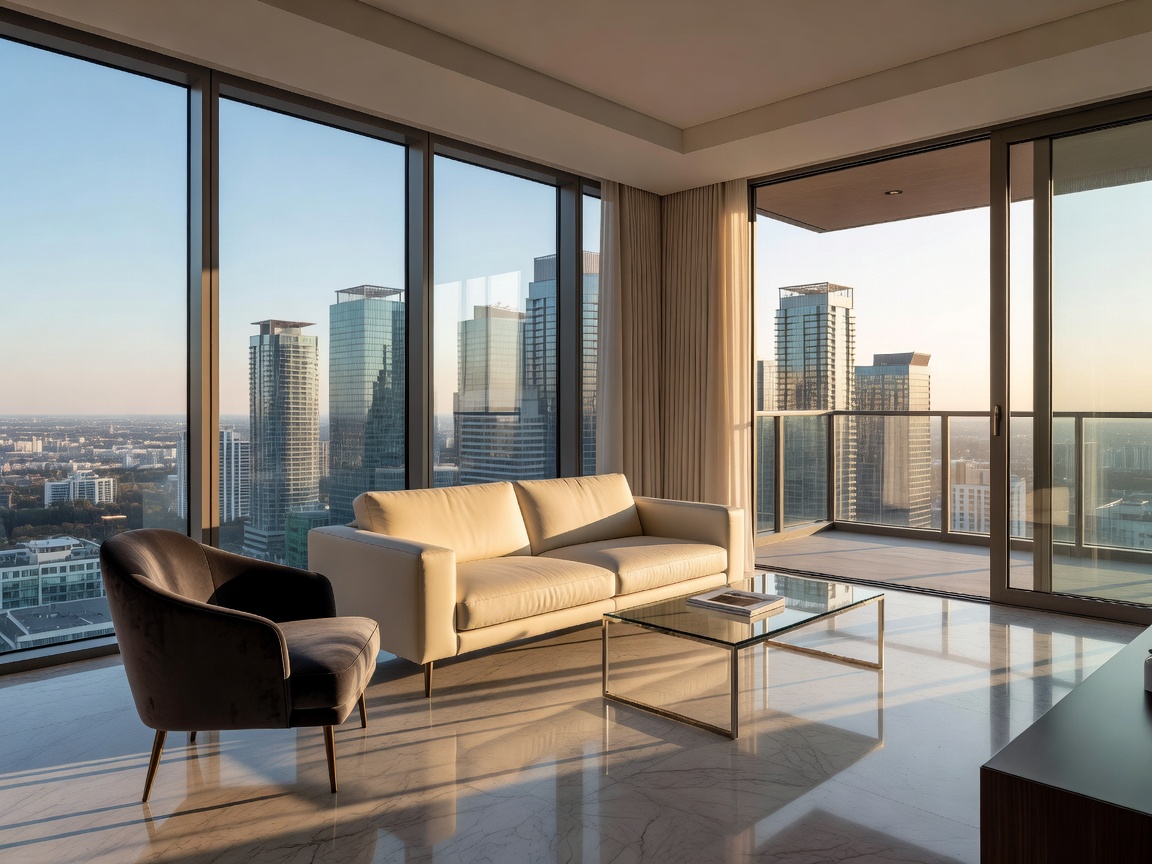 Premium Panorama Suite näköalalla kaupunkiin